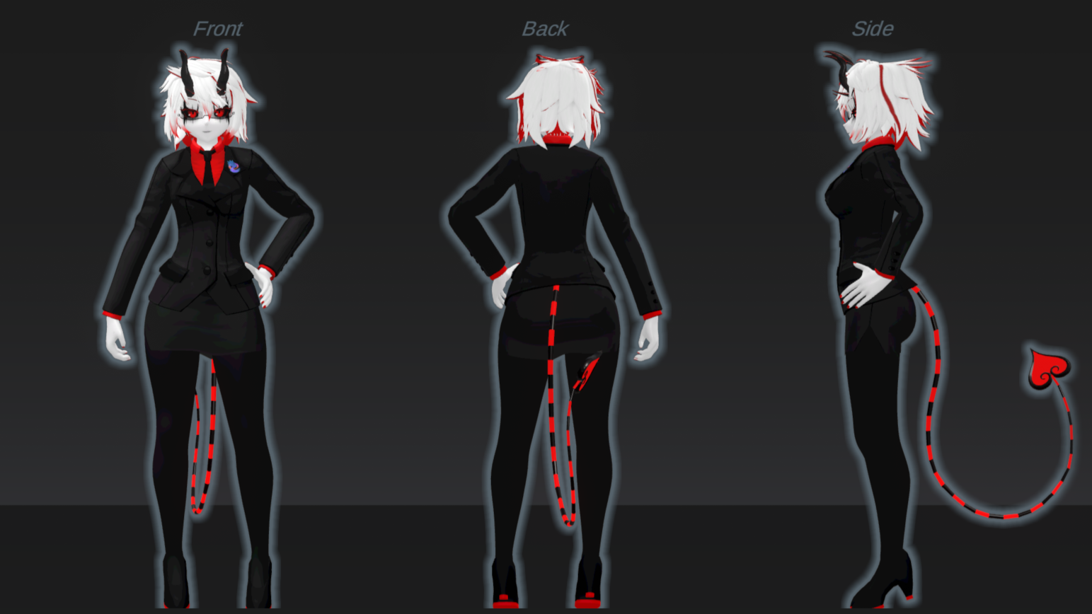 Business suit outfit ref sheet